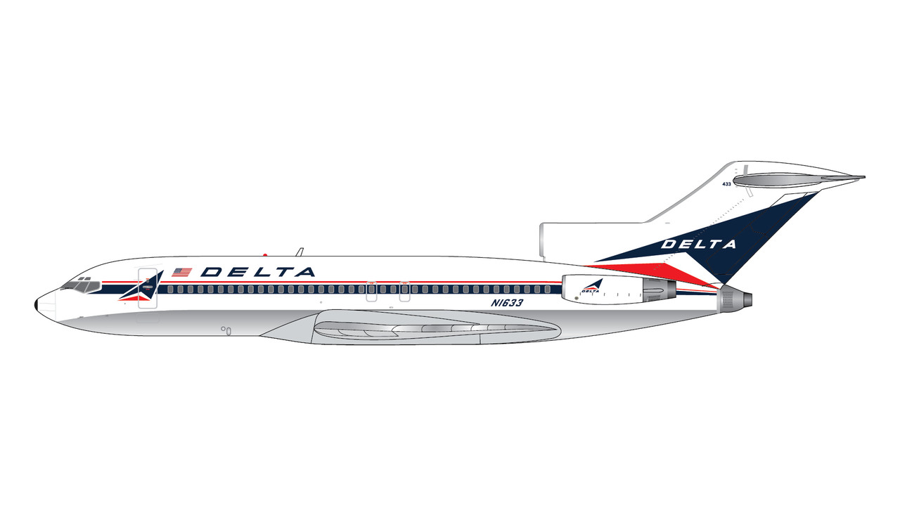 Gemini Jets Delta Air Lines B727-100 Reg: N1633 