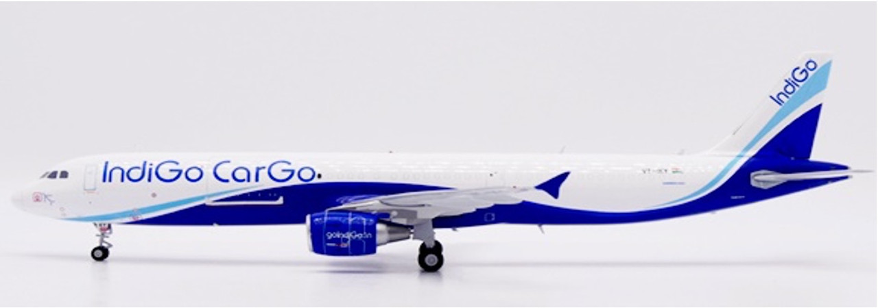 JC Wings Indigo Cargo Airbus A321(P2F) Reg: VT-IKY With Stand