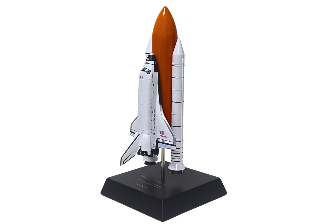 Space Shuttle Discovery Full Stack 1:200 Model – EXE0220 | Diecast