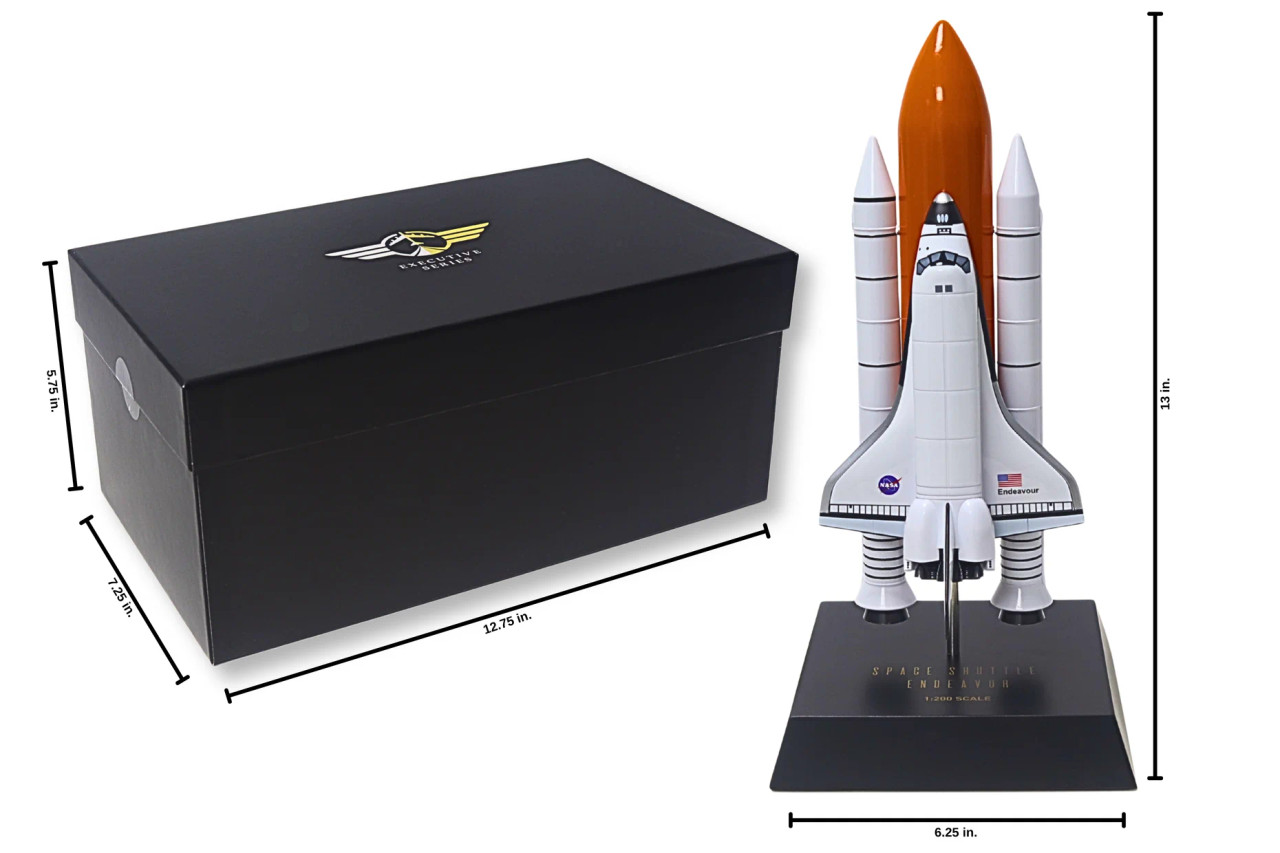 Space Shuttle Endeavour Full Stack 1:200 Model – EXE5120 | Diecast