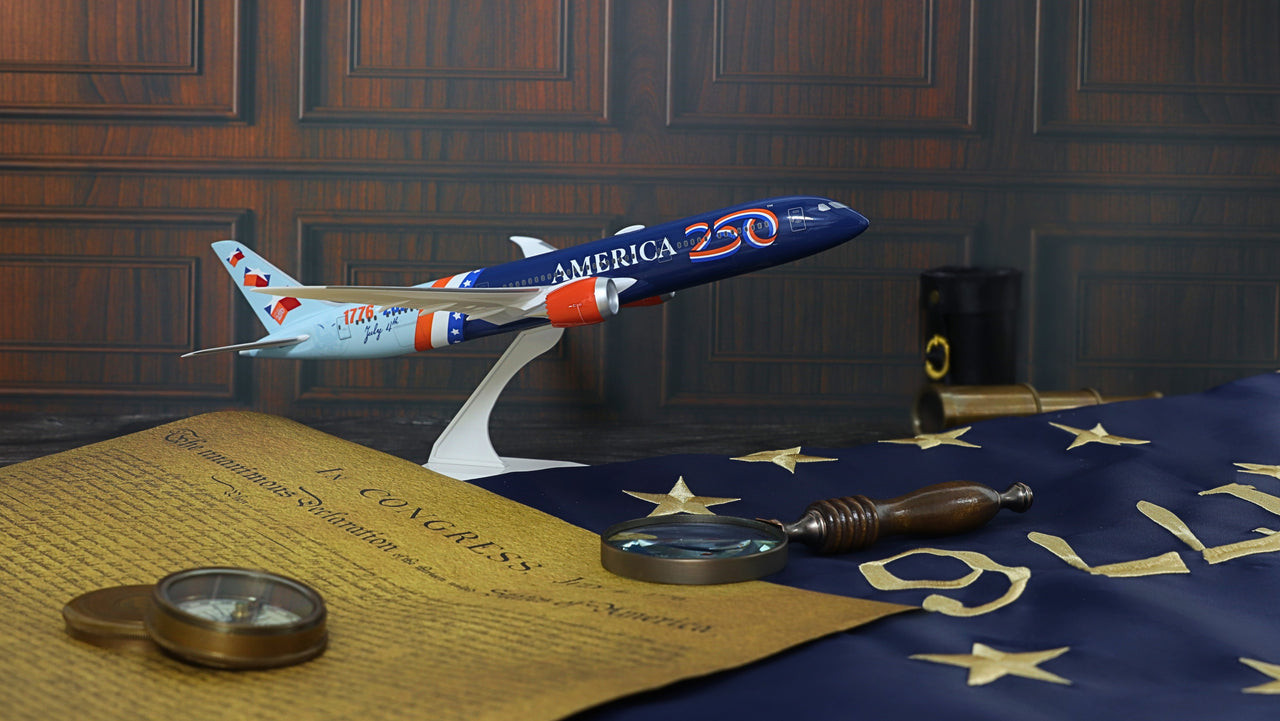 America 250th Anniversary Boeing 787-9 SKR1776 Scale 1:200