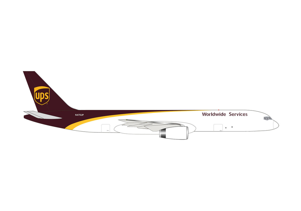 Herpa Wings UPS Airlines Boeing 757-200F HE524612-001 Scale 1:500