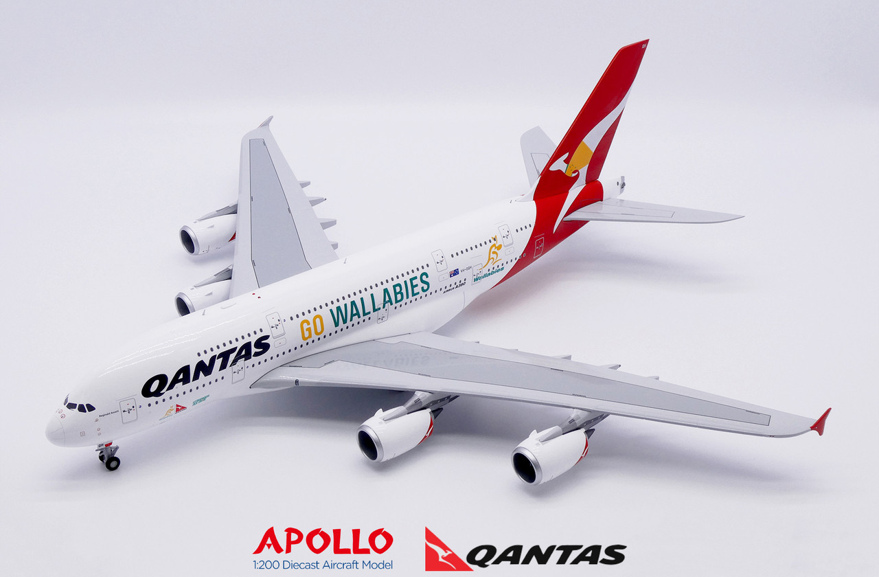 Apollo Qantas A380 OC Go Wallabies Reg: VH-OQH A242022 Scale 1:200