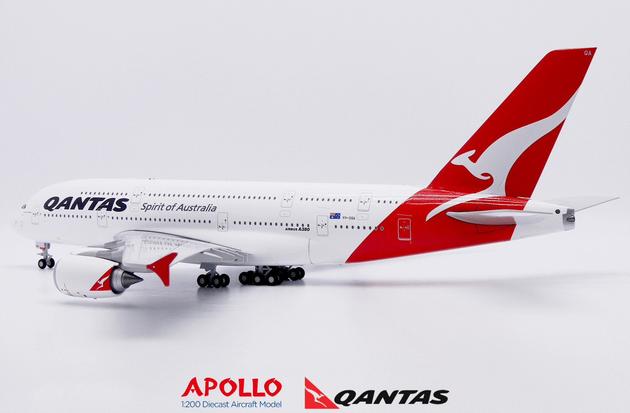 Apollo Qantas A380 OC Reg: VH-OQA A242021 Scale 1:200
