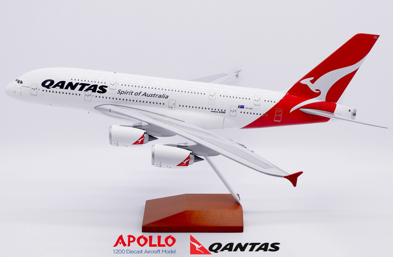 Apollo Qantas A380 OC Reg: VH-OQA A242021 Scale 1:200