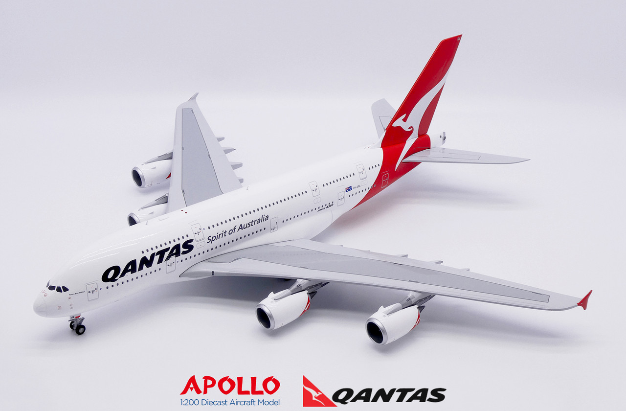 Apollo Qantas A380 OC Reg: VH-OQA A242021 Scale 1:200