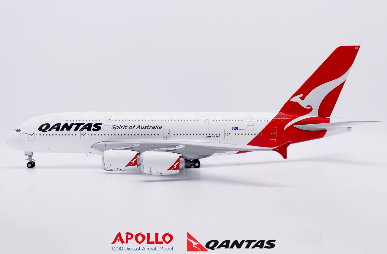 Apollo Qantas A380 OC Reg: VH-OQA A242021 Scale 1:200