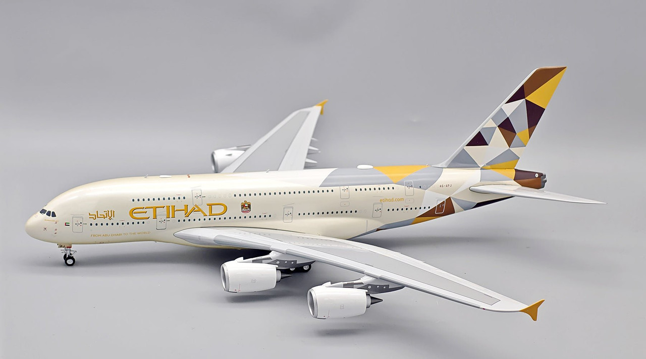 APOLLO エティハド航空 ETIHAD A380-800 1/200 新品 InFlight200 Etihad Airways Airbus A380-861 A6-APJ with stand