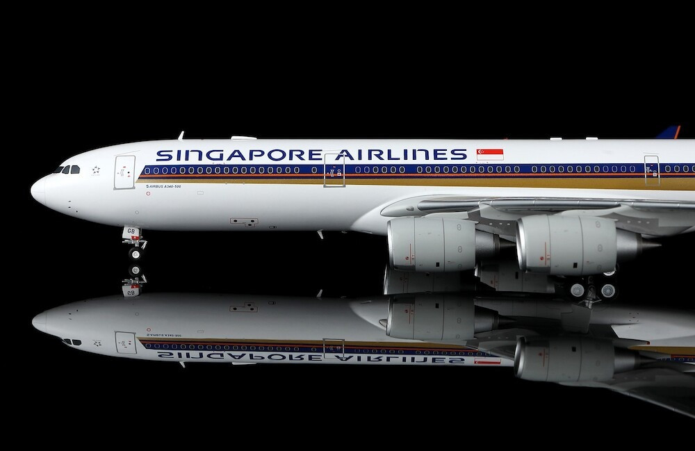 SQ Wings Singapore Airlines A340-500 Reg: 9V-SGB L2175 Scale 1:200