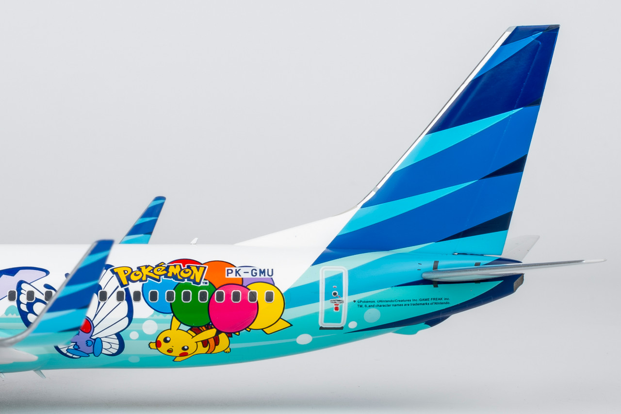 NG Model Garuda Indonesia 737-800/w PK-GMU Pikachu Jet GA #1 08012