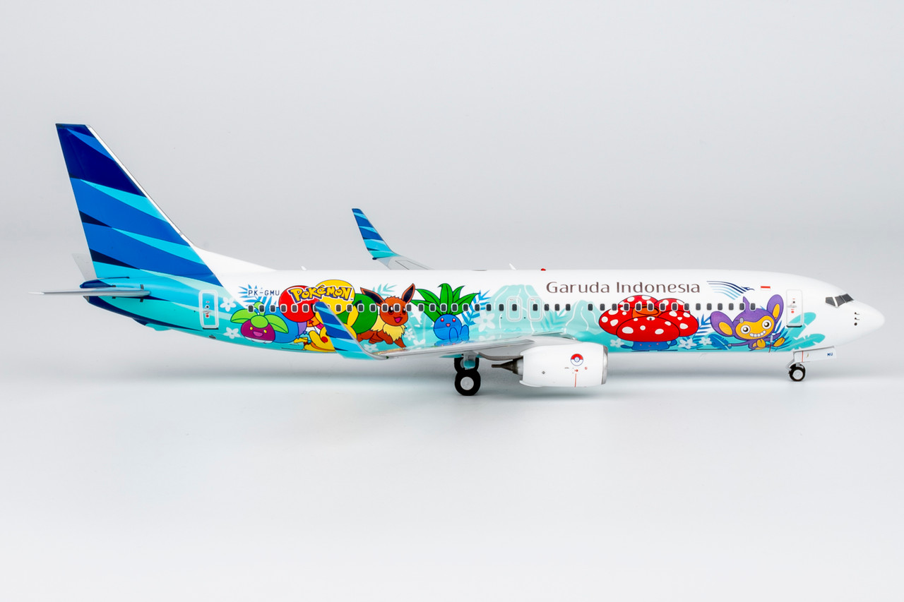 NG Model Garuda Indonesia 737-800/w PK-GMU Pikachu Jet GA #1 08012
