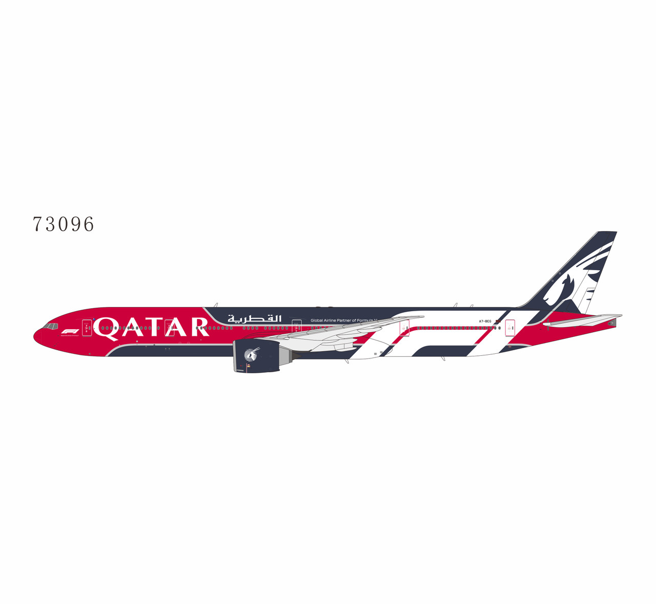 NGmodel カタール航空 777-300ER A7-BEG 1/400 【公式通販】