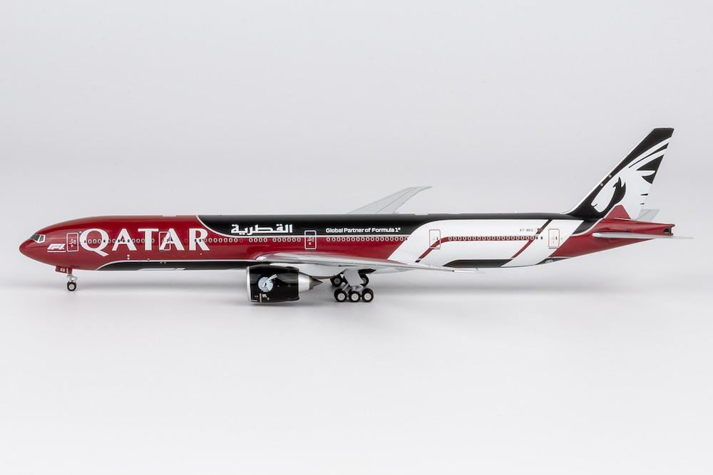 NG Models Qatar Airways 777-300ER Reg: A7-BEG New Formula 1 livery