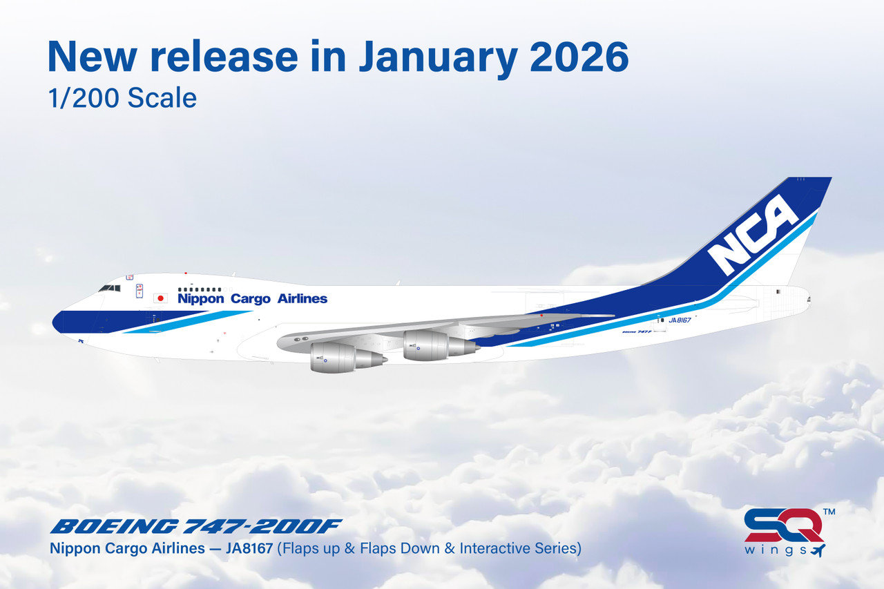 SQ Wings Nippon Cargo Airlines B747-200F JA8167 