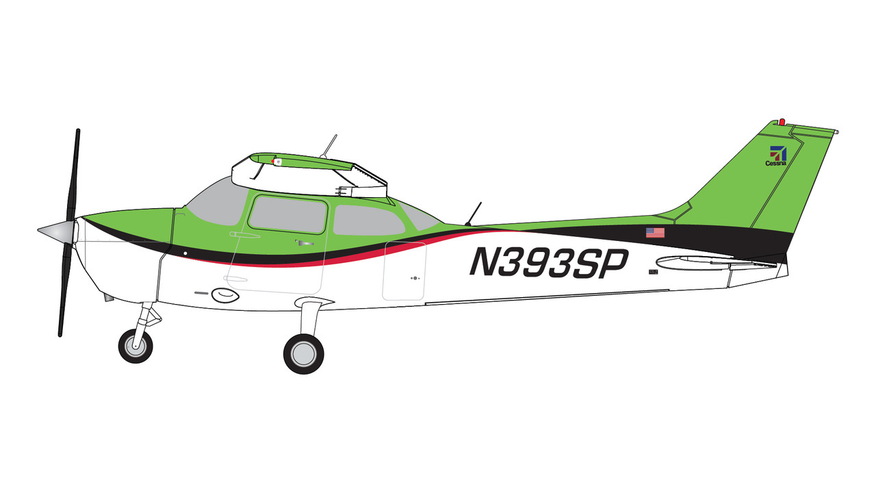 GeminiGA Cirrus Aviation Cessna 172S Skyhawk Reg: N393SP Scale 1:72
