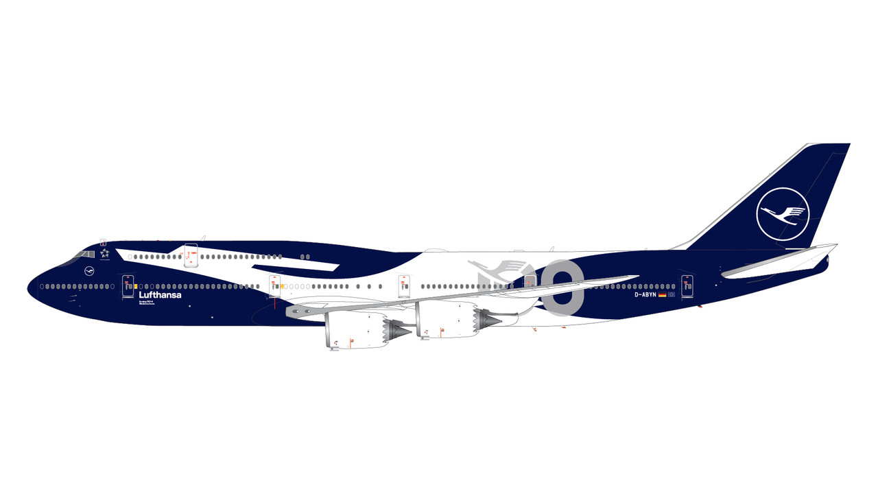 Gemini200 ルフトハンザ Boeing 747-8 1/200 Gemini200 Lufthansa Boeing 747-8 D-ABYN “100” livery G2DLH1513 1:200
