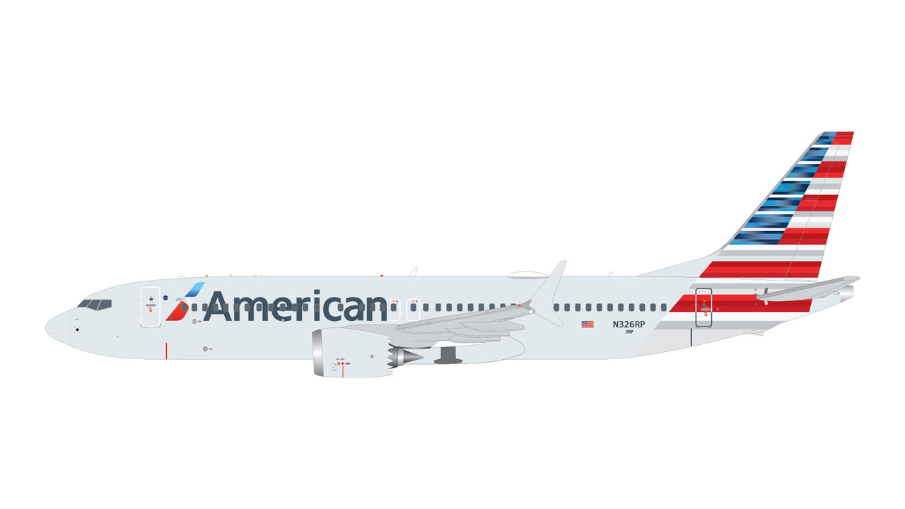 GeminiJets American Airlines Boeing 737 MAX 8 N326RP GJAAL2358 1:400