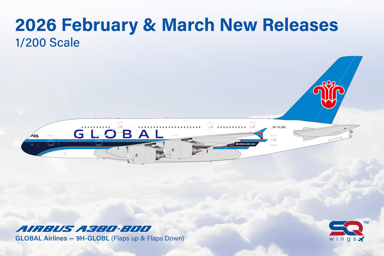 SQ Wings GLOBAL Airlines A380 Reg: 9H-GLOBL 