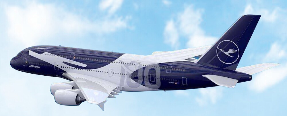 Phoenix Model Lufthansa Airbus A380 100 years Reg: D-AIMH 04687 1:400