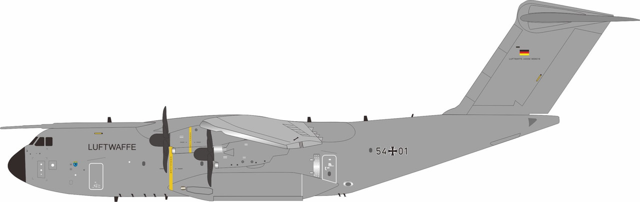 InFlight200 German Air Force Airbus A400M Reg: 5401 IF400GAF0426 1