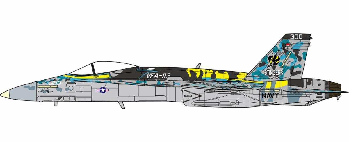 JC Wings F/A-18C Hornet U.S. NAVY VFA-113 Stingers, 2011 JCW-72