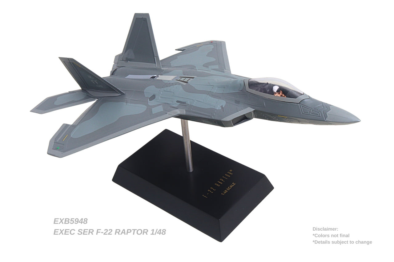 F-22 Raptor 1:48 Scale Stealth Fighter – EXB5948 | Diecast
