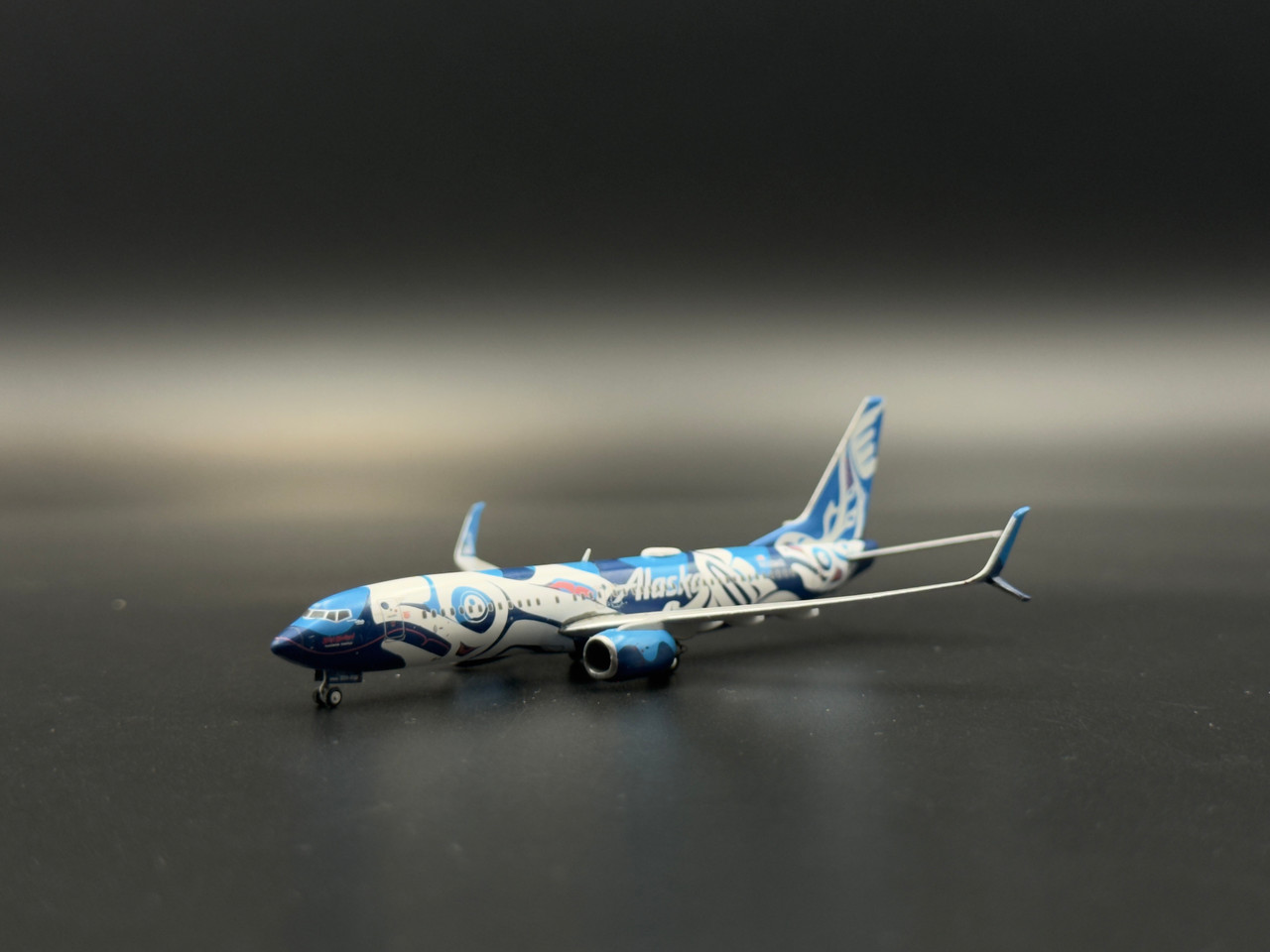 【希少】Alaska Airlines B737 1/400 旧ロゴ Alaska Airlines 737-200 N730AS Gemini 1:400 (GJASA243A) – Airline
