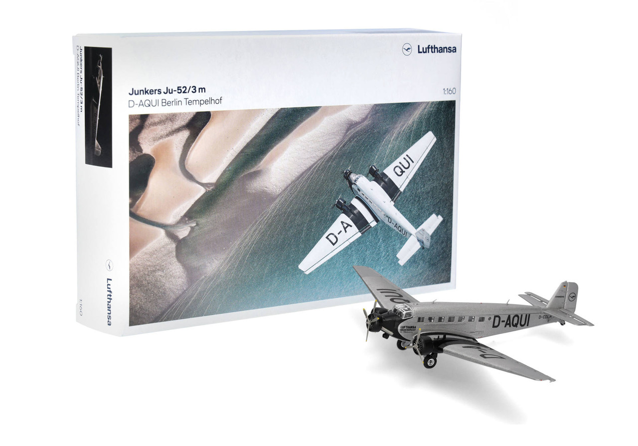 Lufthansa Junkers Ju-52 Scale 1:160