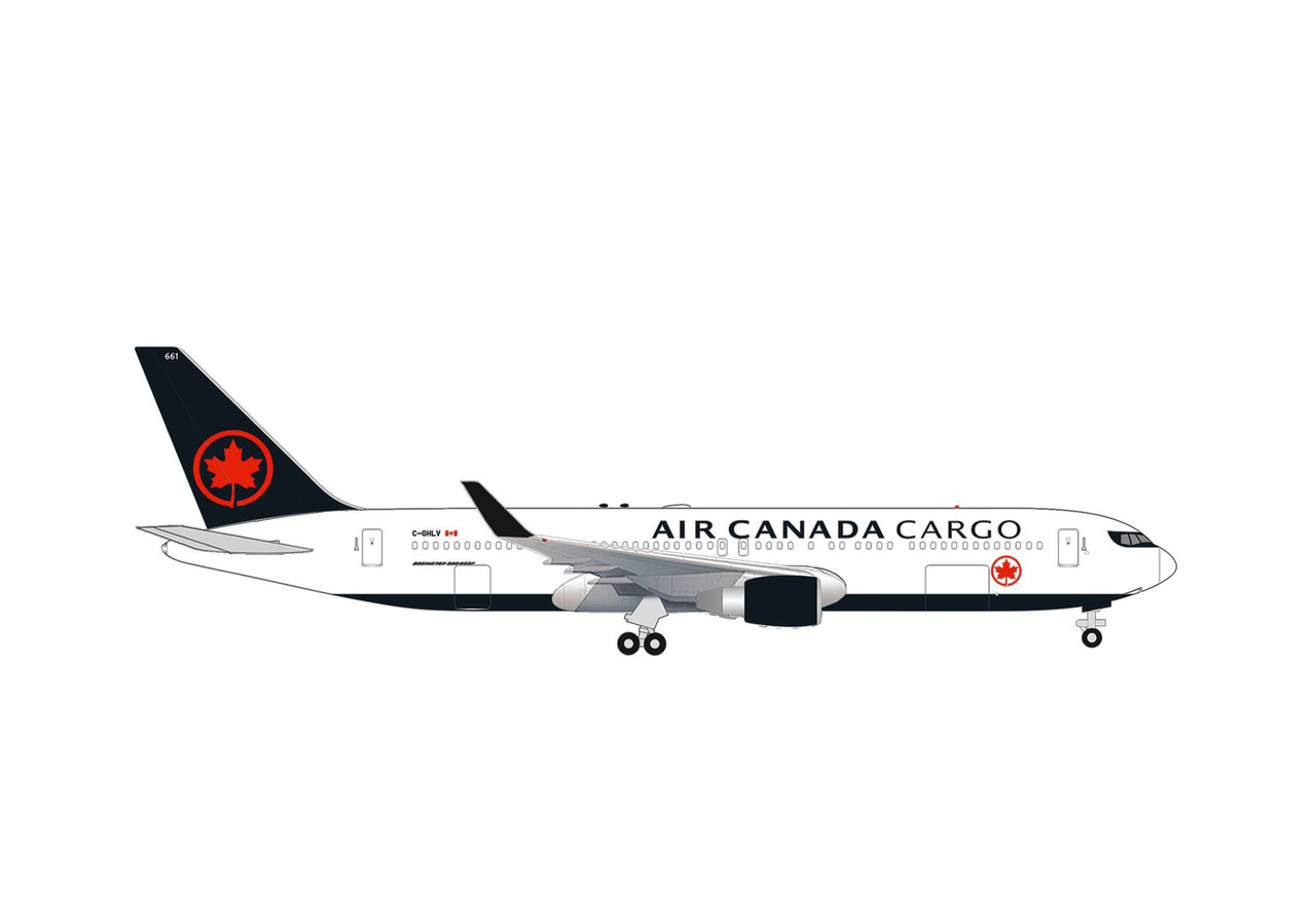 Herpa Air Canada Cargo Boeing 767-300F HE539210 Scale 1:500