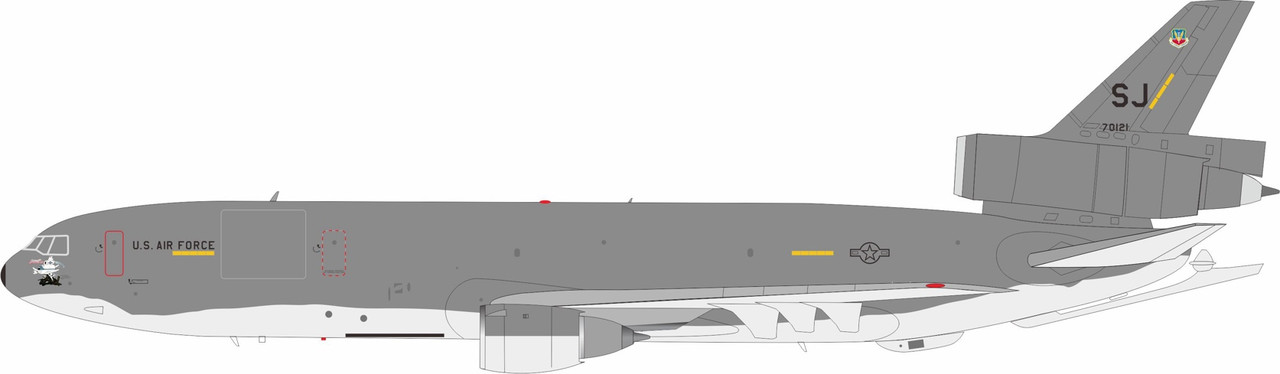 InFlight200 U.S. Air Force McDonnell Douglas KC-10 Reg: Extender