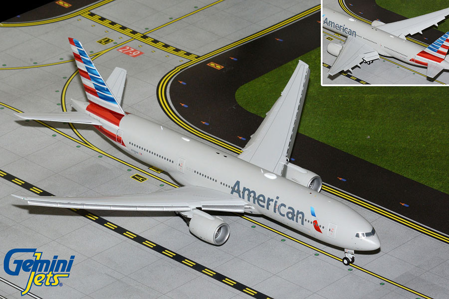 Gemini200 American Airlines Boeing 777-200ER N788AN (flaps down