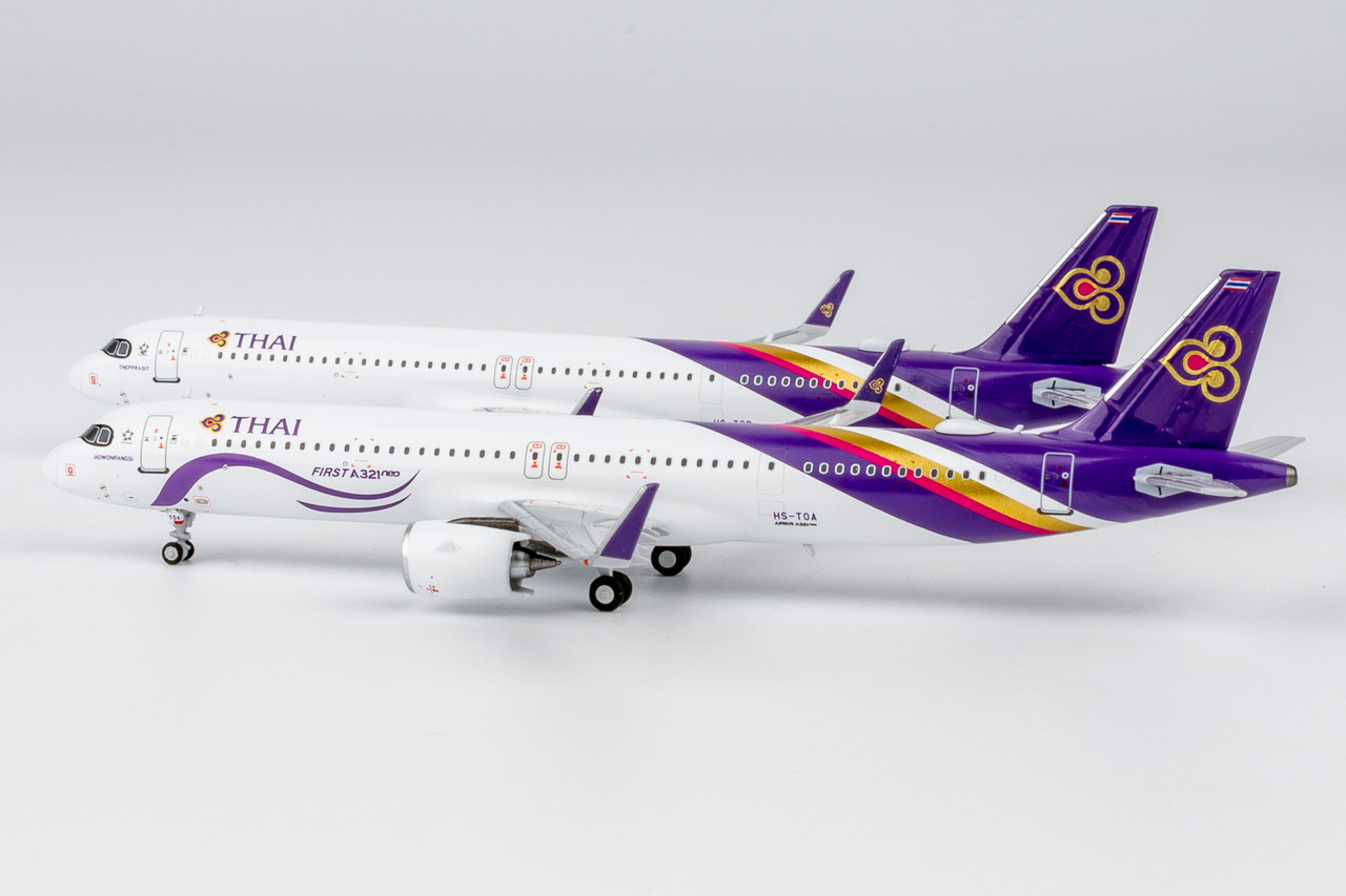 あおタイ航空　THAI Airlines 1/400　スケールモデル NG Model Thai Airways International Airbus A321neo Reg: HS-TOA