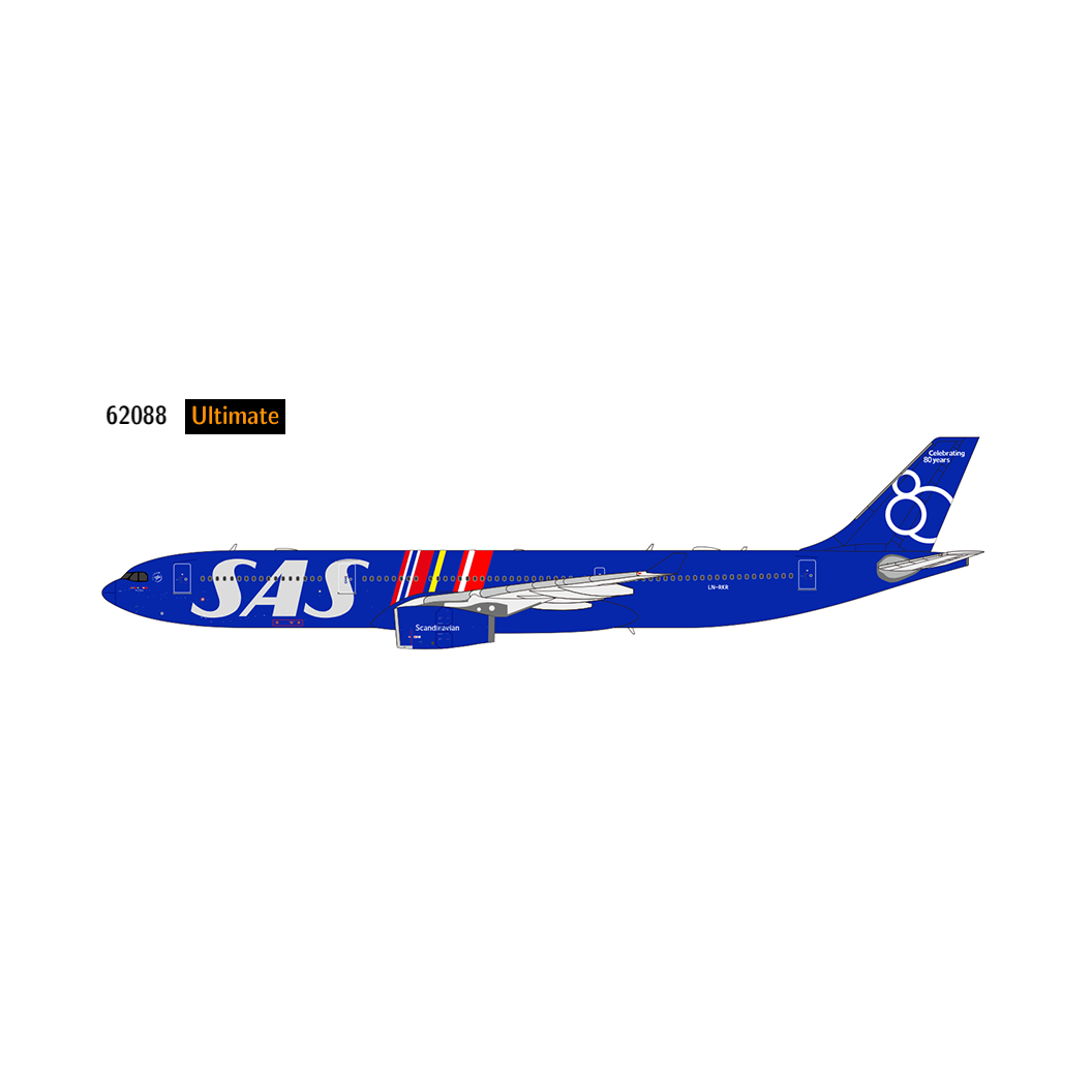 NG Model Ultimate SAS Scandinavian Airlines Airbus A330-300 Reg