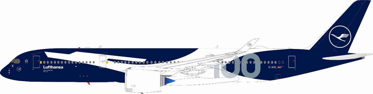 JFox Lufthansa Airbus A350-900 Reg: D-AIXL 