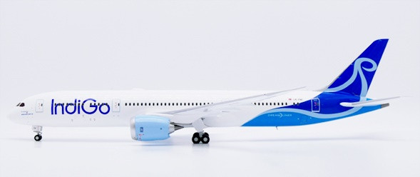 JC Wings IndiGo Boeing 787-9 Reg: LN-FNC XX20815 1:200 With Stand