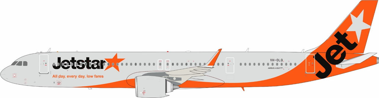 B-Models Jetstar Airways Airbus A321neo Reg: VH-OLQ 72 models B