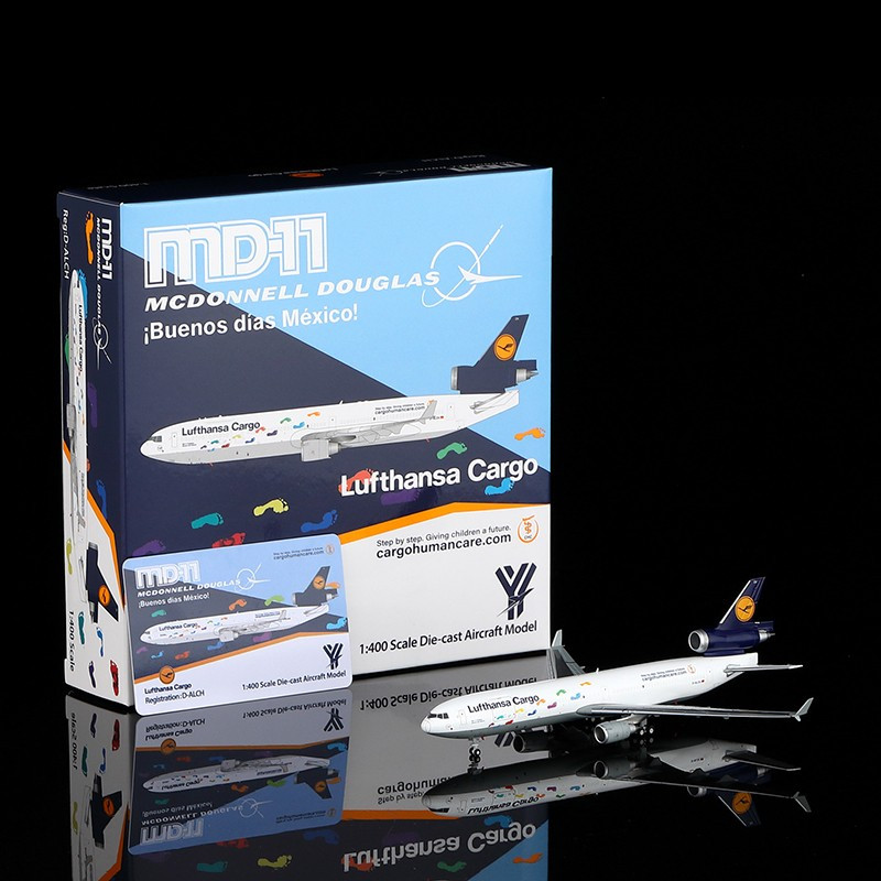 Lufthansa MD-11 D-ALCH Interactive YY1102D Scale 1:400