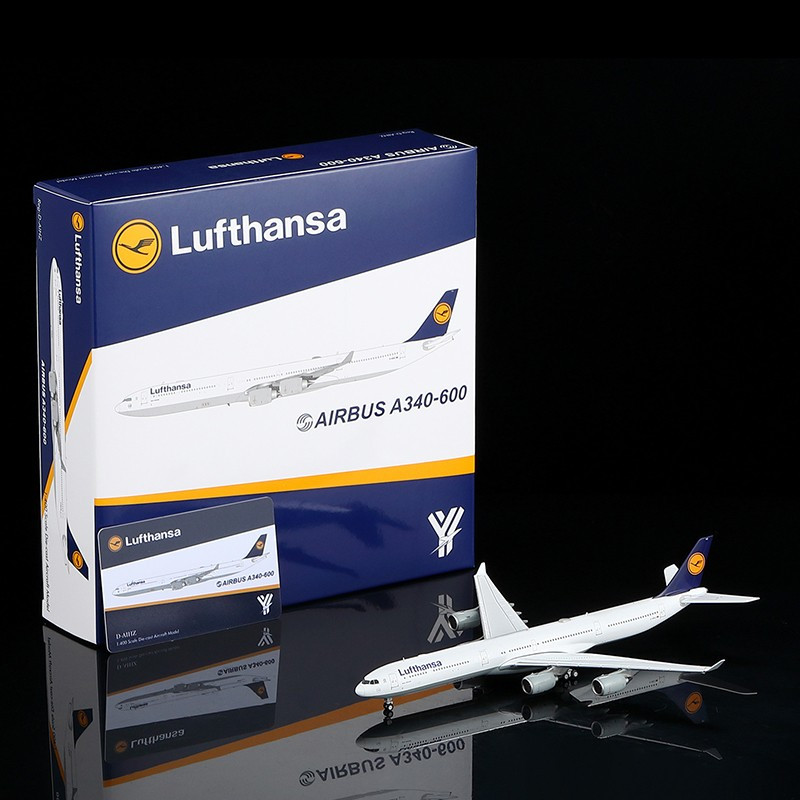 Lufthansa A340-600 Reg: D-AIHZ YY34615 Scale 1:400