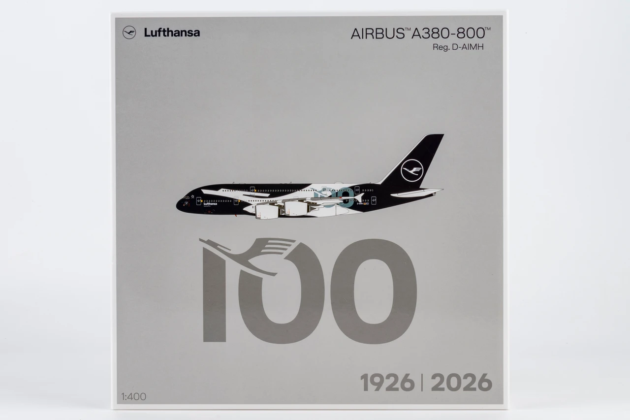 NG Model Lufthansa Airbus A380 Reg: D-AIMH 100th Anniversary