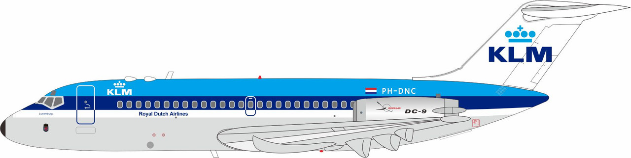 InFlight200 KLM - Royal Dutch Airlines Douglas DC-9-15 Reg: PH-DNC