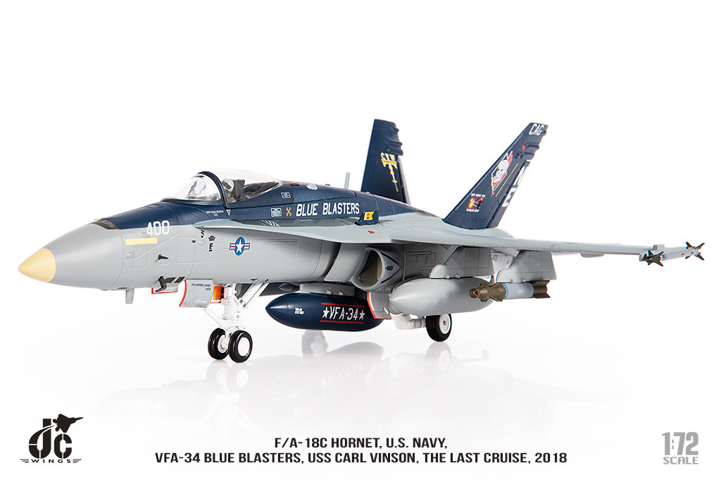 JC Wings F/A-18C Hornet, U.S. NAVY, VFA-34 Blue Blasters, The Last