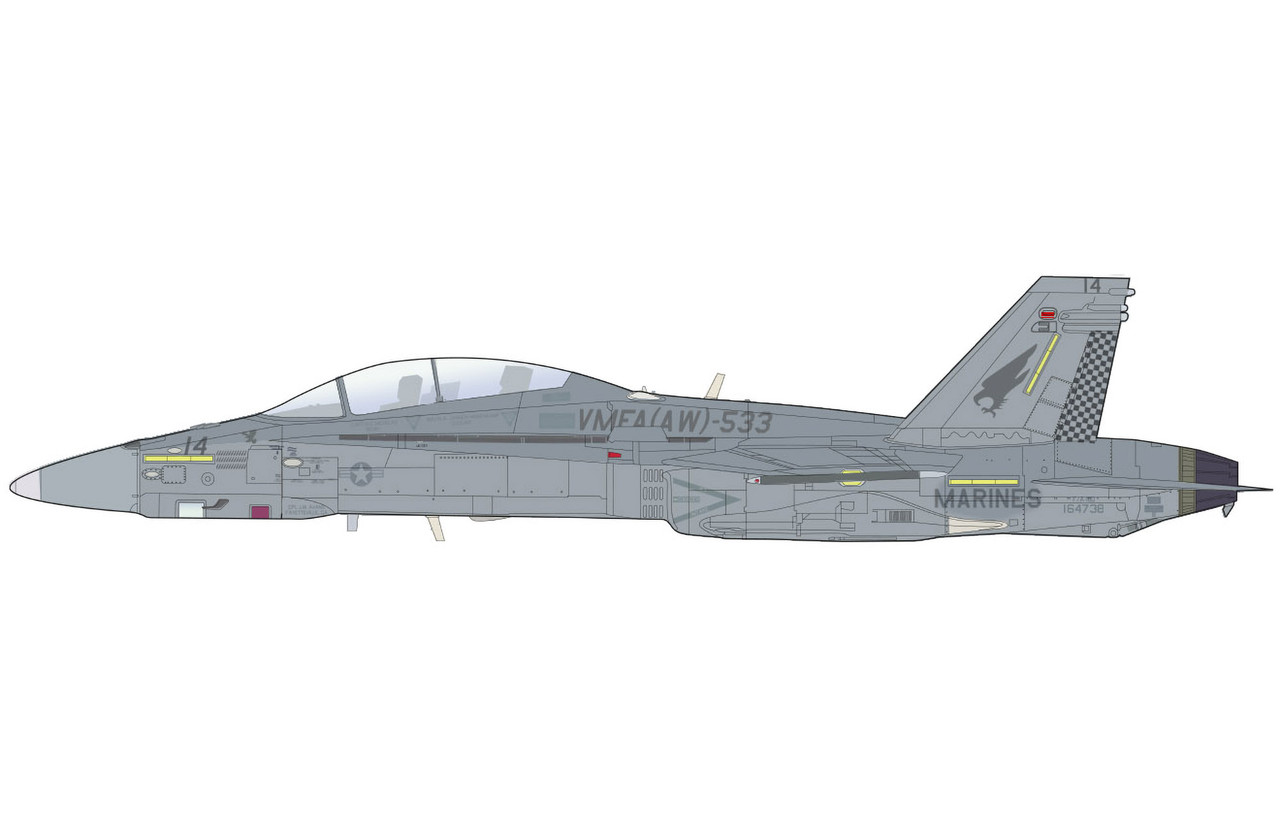 Hobby Master F/A-18D ATARS 164738, VMFA9AW)-533, 2017 