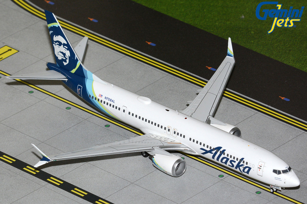Gemini200 Alaska Airlines Boeing 737 MAX 9 N708AL G2ASA1489 1:200