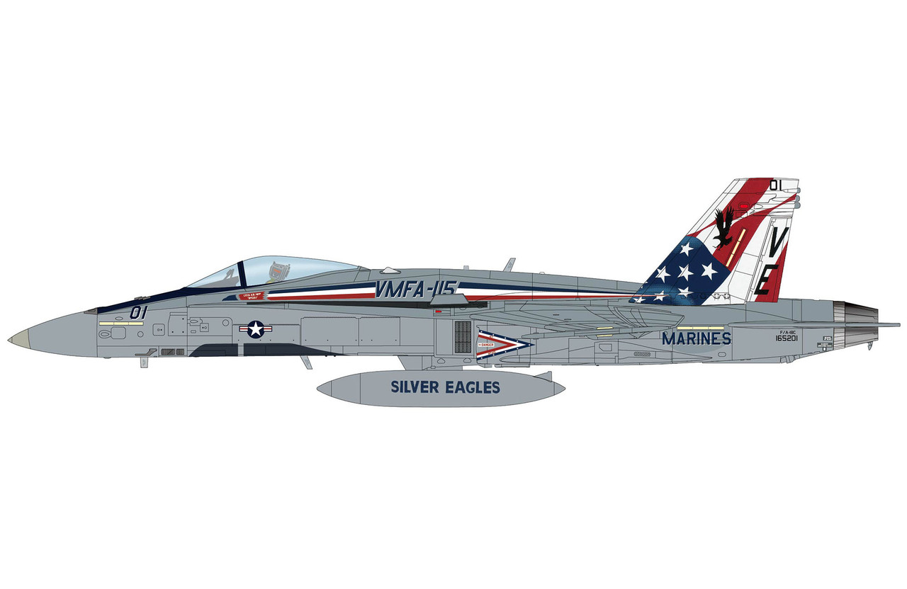 Hobby Master F/A-18C Hornet 165201,VMFA-115 Silver Eagles, Yokota