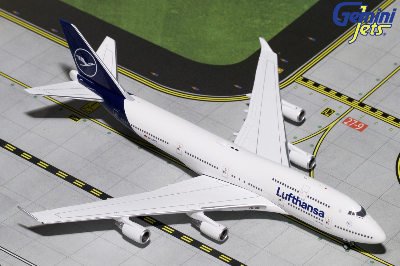Aviationtag Lufthansa ルフトハンザ B747-400 白 Aviationtag