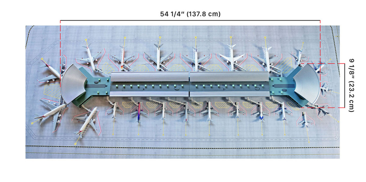 NEW AIRPORT TERMINAL, Double Rotunda GJARPTC 1:400