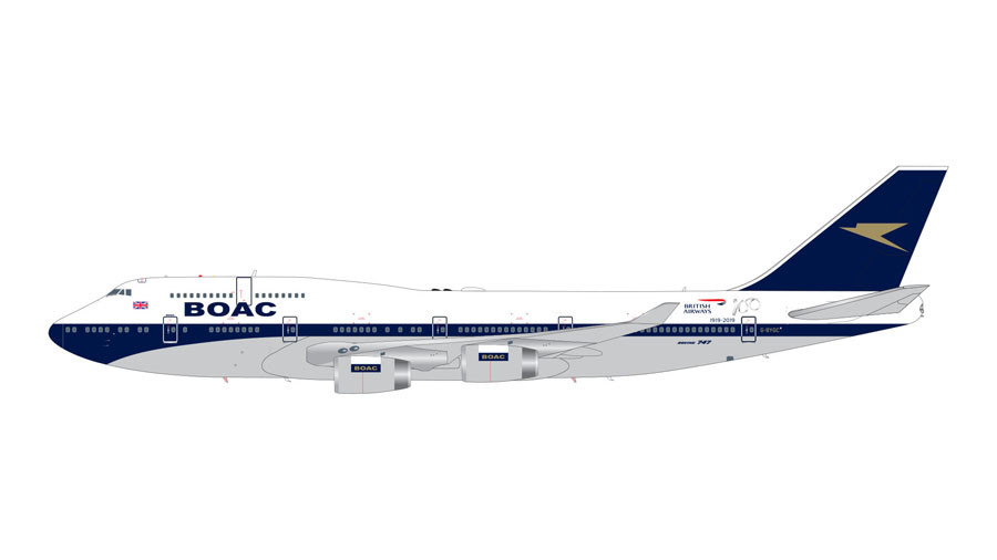 British Airways B747-400 G-BYGC スキンタグ British Airways B747-400 G-BYGC スキンタグ British Airways B747