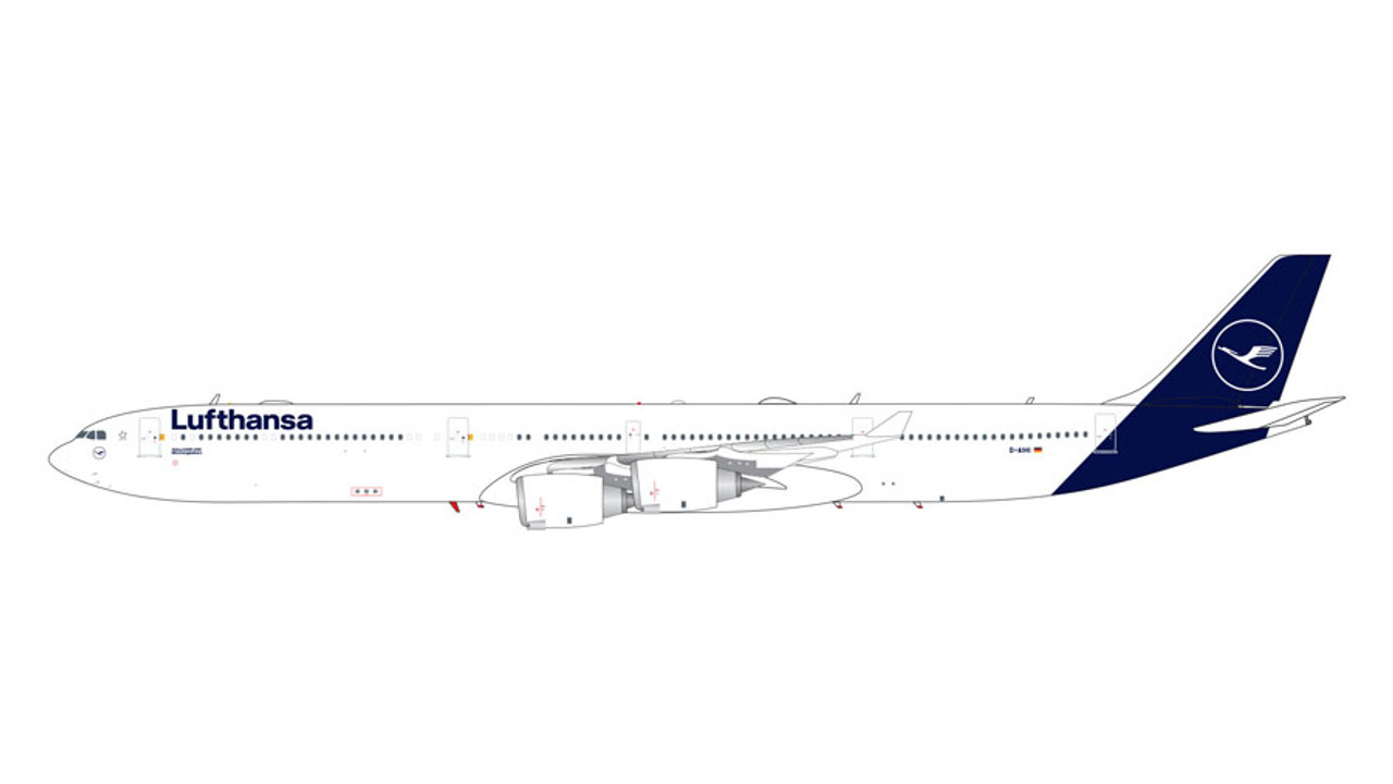 航空機・ヘリコプター Lufthansa Airbus A340-600 1/200 1:200 Airbus A340-600 Lufthansa old colors D-AIHK JC Wings
