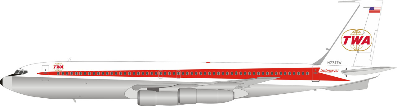 Inflight200 Trans World Airlines – TWA Boeing 707-300 N773TW