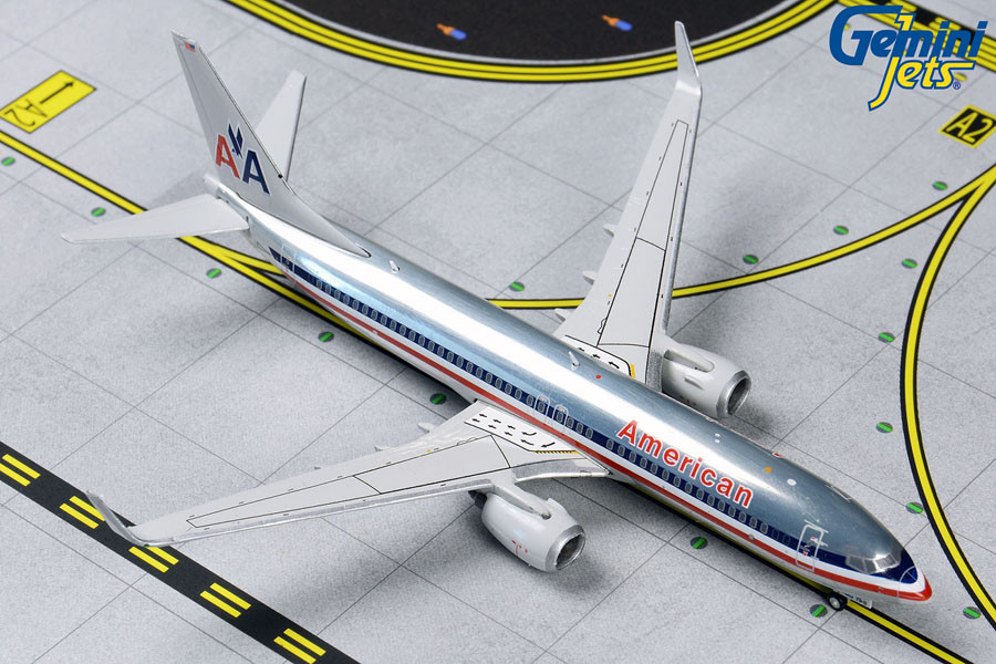 Gemini Jets American N921NN (Polished Silverbird Retro Livery